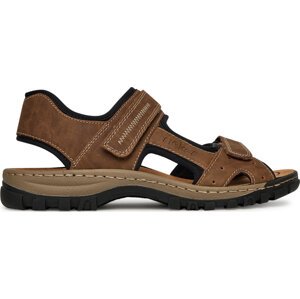 Sandály Rieker 25084-24 Hnědá