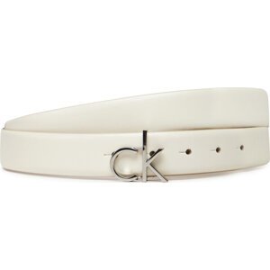 Dámský pásek Calvin Klein Ck Buckle Belt 3.0_Smooth K60K613156 Bílá