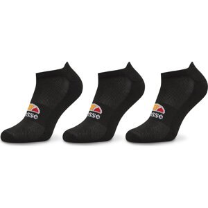 Sada 3 párů kotníkových ponožek unisex Ellesse Rebi Trainer SBMA2300 Černá