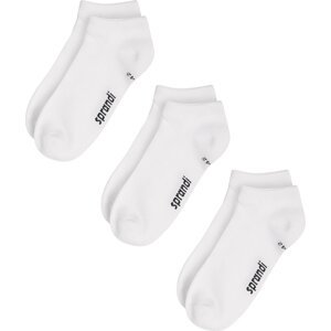 Sada 3 párů dámských vysokých ponožek Sprandi 0WB-001-AW23 (3-pack) Bílá