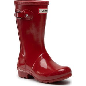 Holínky Hunter Original Kids Gloss JFT6000RGL Červená