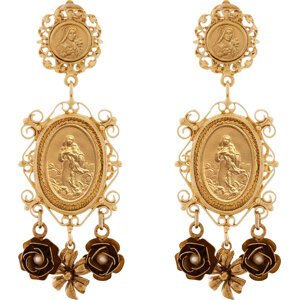 Klipsy Dolce&Gabbana WEG6M1 W0001 Zlatá