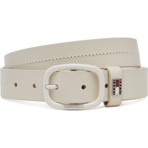 Dámský pásek Tommy Jeans Tjw Oval Tonal 3.0 AW0AW17392 Bílá