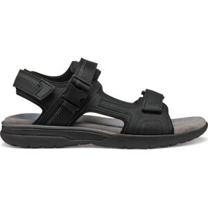 Sandály Geox U Spherica Ec5 U55ELB 000EK C9999 Černá