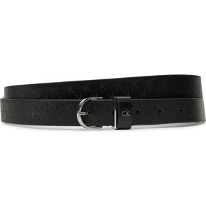 Dámský pásek Calvin Klein Ck Metal Round Buckle 2.5_Mono K60K613150 Černá