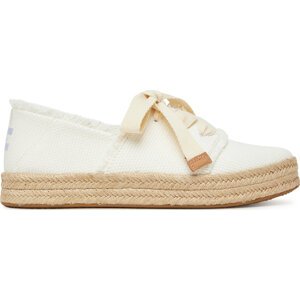 Espadrilky Toms Carolina 10021879 Bílá