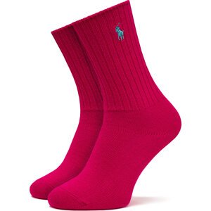 Dámské klasické ponožky Polo Ralph Lauren 455846847010 Růžová