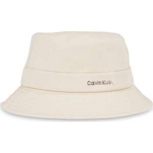 Klobouk Calvin Klein Back Tie Bucket K60K613161 Écru