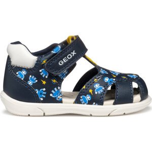 Sandály Geox B Sandal Zapito B556EC 05404 CF42Q Tmavomodrá
