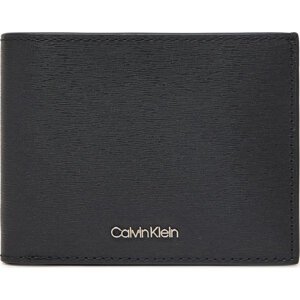 Pánská peněženka Calvin Klein Epi Ck Bifold 5Cc W/Coin K50K512925 Černá