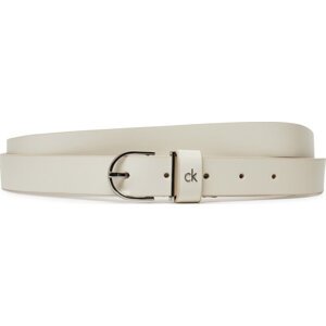 Dámský pásek Calvin Klein Ck Metal Loop Round Buckle 2.5 K60K613147 Bílá