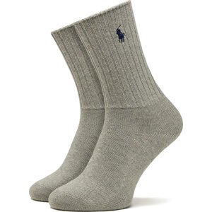 Dámské klasické ponožky Polo Ralph Lauren 455846847013 Šedá