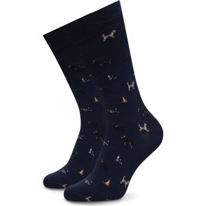 Pánské klasické ponožky Barbour Mavin Dog MSO0068BL79 Tmavomodrá