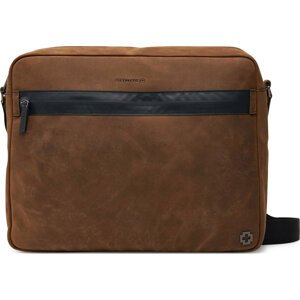 Brašna na notebook Strellson Barney 4010003332 Hnědá