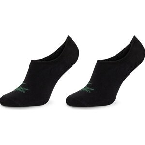 Sada 3 párů kotníkových ponožek unisex Lacoste RA7872 Černá