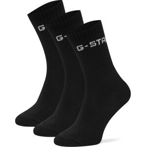 Ponožky G-Star Raw AS_G_STAR_001W_SS25 (3-PACK) Černá