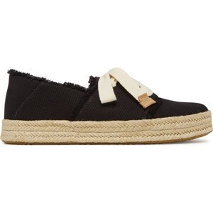 Espadrilky Toms Carolina 10021856 Černá