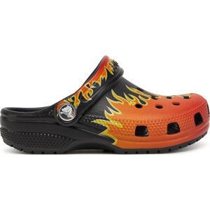 Nazouváky Crocs Classic Flames Clog K 210993 Oranžová