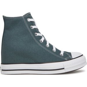 Plátěnky Converse Chuck Taylor All Star Wedge A13841C Zelená