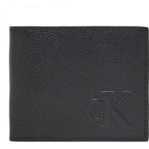 Pánská peněženka Calvin Klein Jeans Sculpted Impression Billfod Cc LV04G1022G Černá