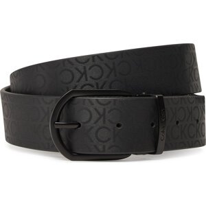 Pánský pásek Calvin Klein Adj Casual Round Mono 35Mm K50K513038 Černá