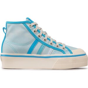 Plátěnky adidas Nizza Platform Mid GX4604 Modrá