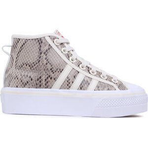 Plátěnky adidas Nizza Platform Mid Shoes HQ1981 Béžová