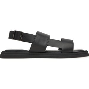Sandály Calvin Klein Back Strap W/ Buckle HM0HM01736 Černá