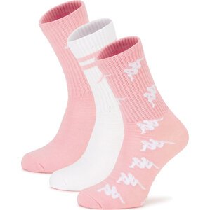 Ponožky Kappa KR_SUPERT_SS25 (3-PACK) Růžová