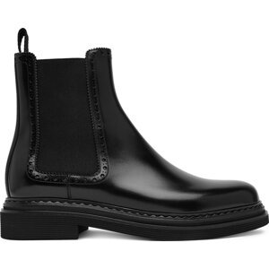 Kotníková obuv s elastickým prvkem Dolce&Gabbana CT1049 A1203 Černá