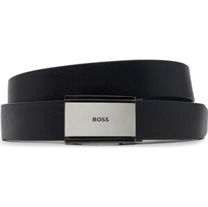 Pánský pásek BOSS 50537450 Černá
