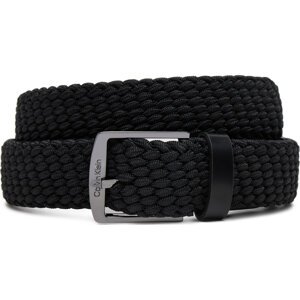 Pánský pásek Calvin Klein Ck Casual Elastic Braided 35Mm K50K512839 Černá