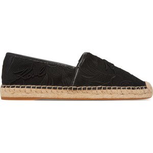 Espadrilky KARL LAGERFELD Kamini KL80121A Černá