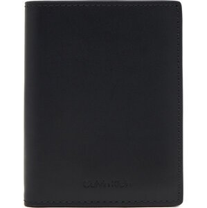 Pánská peněženka Calvin Klein Ck Premium Bifold 7Cc W/Coin K50K512854 Černá