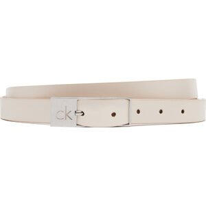 Dámský pásek Calvin Klein Ck Cut Square Buckle 2.0 K60K613155 Bílá