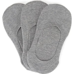 Dámské kotníkové ponožky JENNY AS-LCN-001-AW24 (3-PACK) Šedá