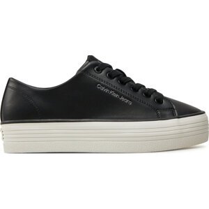 Tenisky Calvin Klein Jeans Bold Vulc Flatf Low Lth In YW0YW01633 Černá