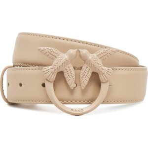 Dámský pásek PINKO Love Berry H3 Belt PE 25 PLT01 100125 A1K2 Béžová