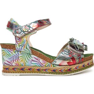 Espadrilky Laura Vita Hacdeo 09 Stříbrná