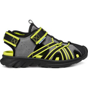 Sandály Geox J Airadyum Bo J55F1A 1454 C0666 M Šedá