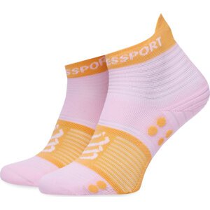 Nízké ponožky Unisex Compressport Pro Racing V4.0 Run Low XU00047B Oranžová