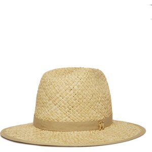 Klobouk Tommy Hilfiger Premium Beach Fedora AW0AW17135 Béžová