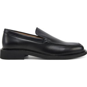 Mokasíny Calvin Klein Sq Rubber Onepiece Moccasin HM0HM01883 Černá