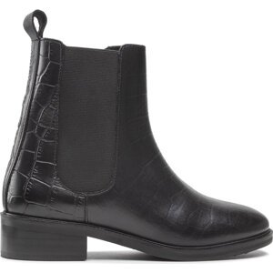 Kotníková obuv s elastickým prvkem Pepe Jeans Orsett Chelsea PLS50423 Černá