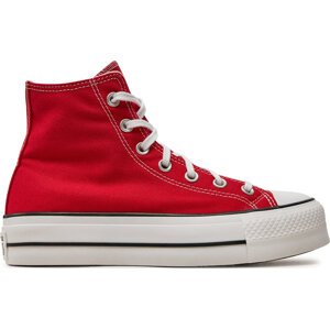 Plátěnky Converse Chuck Taylor All Star Lift Platform HI A09220C Červená