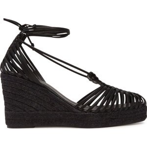 Espadrilky Weekend Max Mara Quirino 2515521115670 Černá
