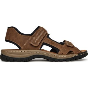 Sandály Rieker 25084-24 Hnědá