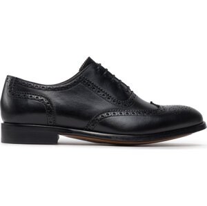 Polobotky Lord Premium Brogues 5501 Černá