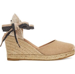Espadrilky Genuins Zeland Canvas G105908 Béžová