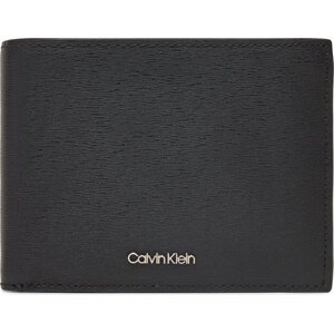 Pánská peněženka Calvin Klein Epi Ck Trifold 10Cc W/Coin K50K512863 Černá